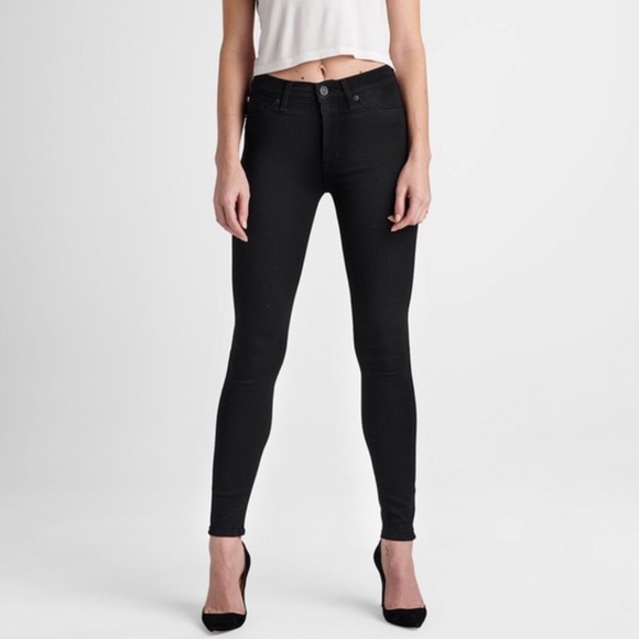 hudson black skinny jeans